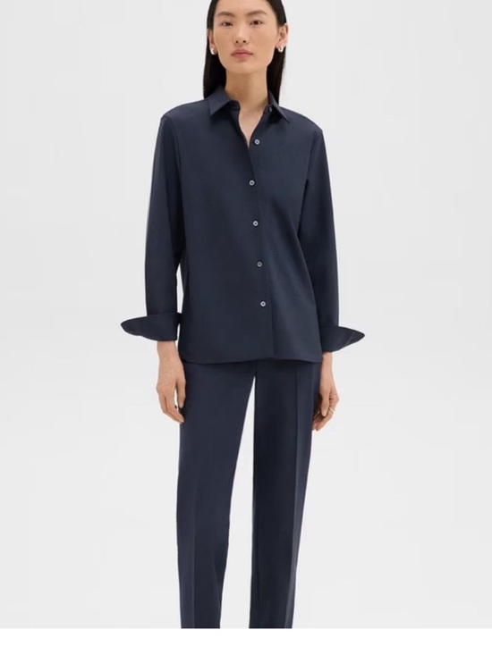 Theory Pants - Theory Wool Suit Trousers navy blue size 4